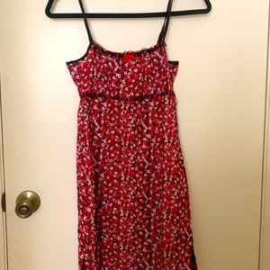 Y2K ditsy floral mini dress